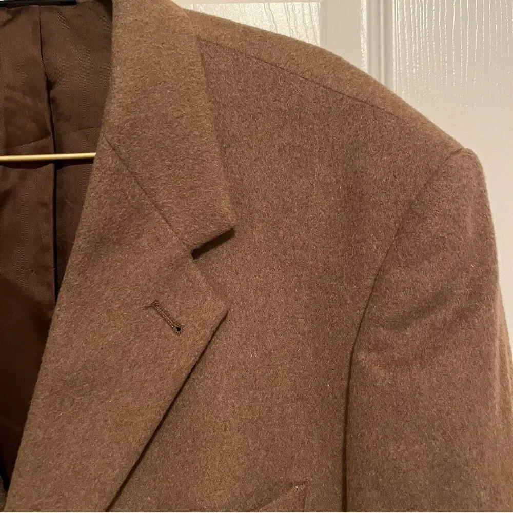 Cashmere Brown Blazer Made in Italy